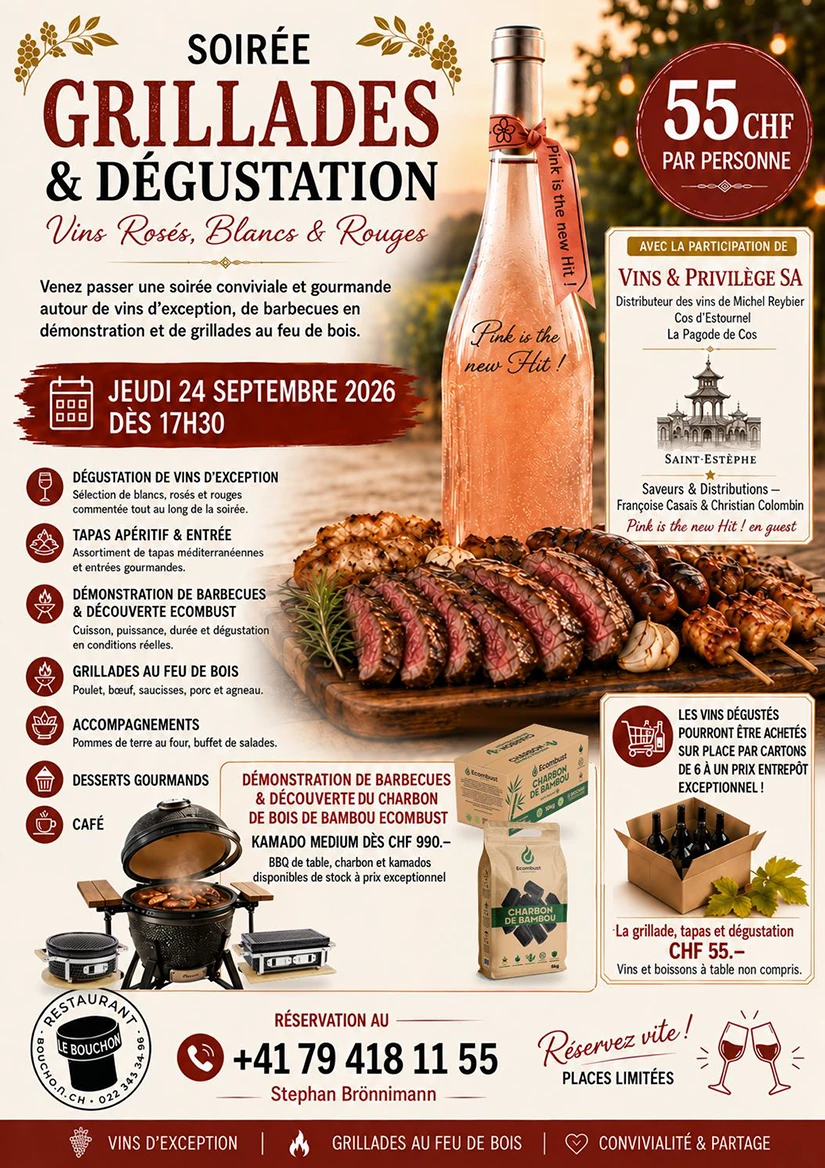 Soiree Grillade BBQ & Wines