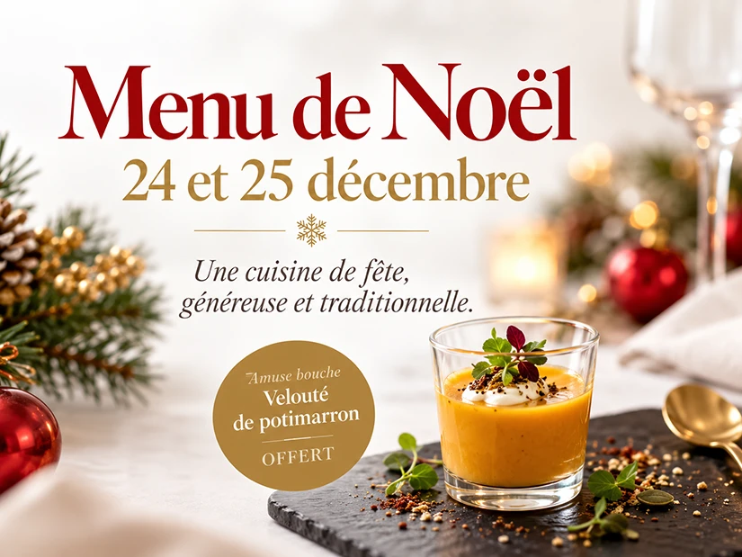 Menu de Noel banner