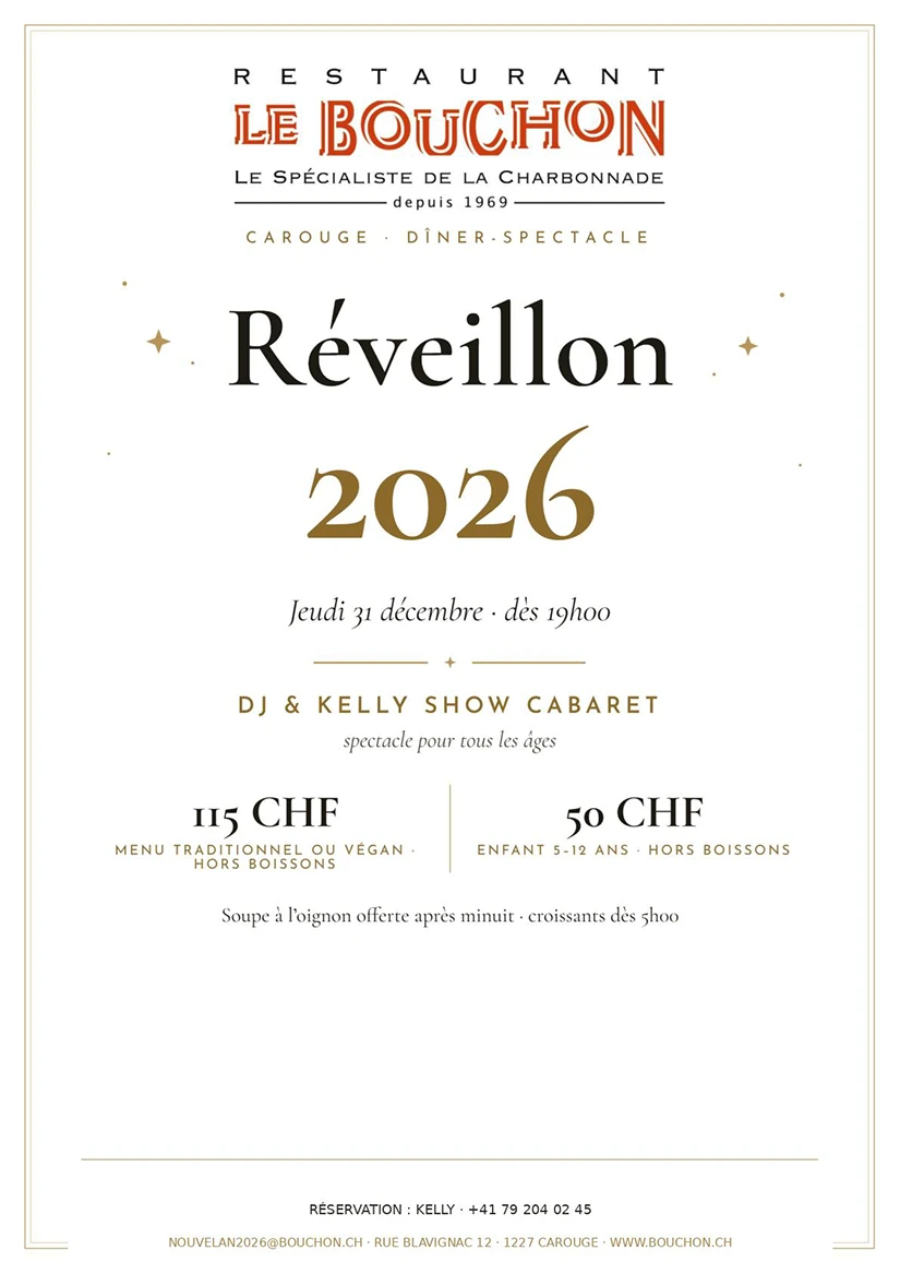 Reveillon 31 decembre 2026