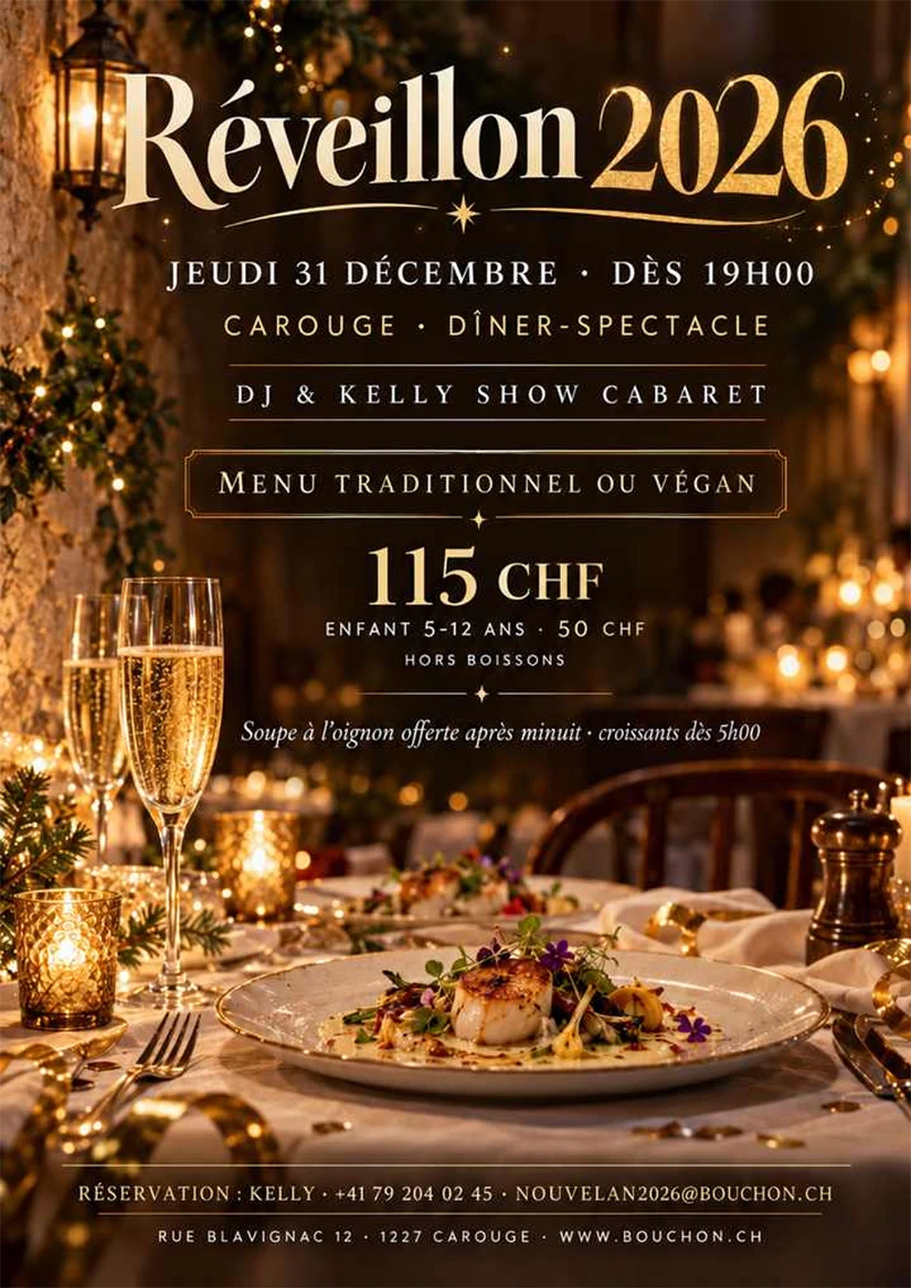 Menus du Réveillon