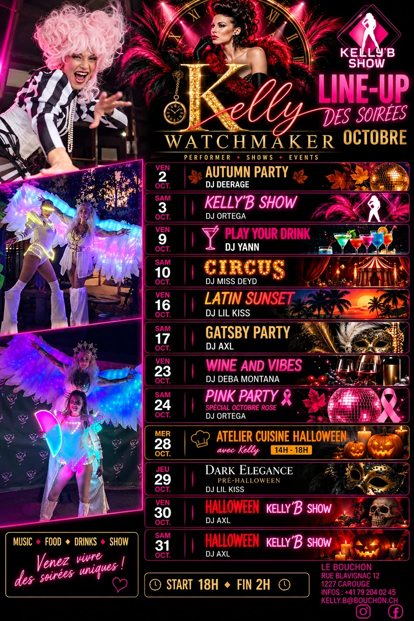 Line-Up Octobre
