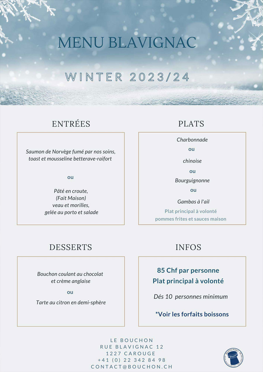 menu groupe blavignac