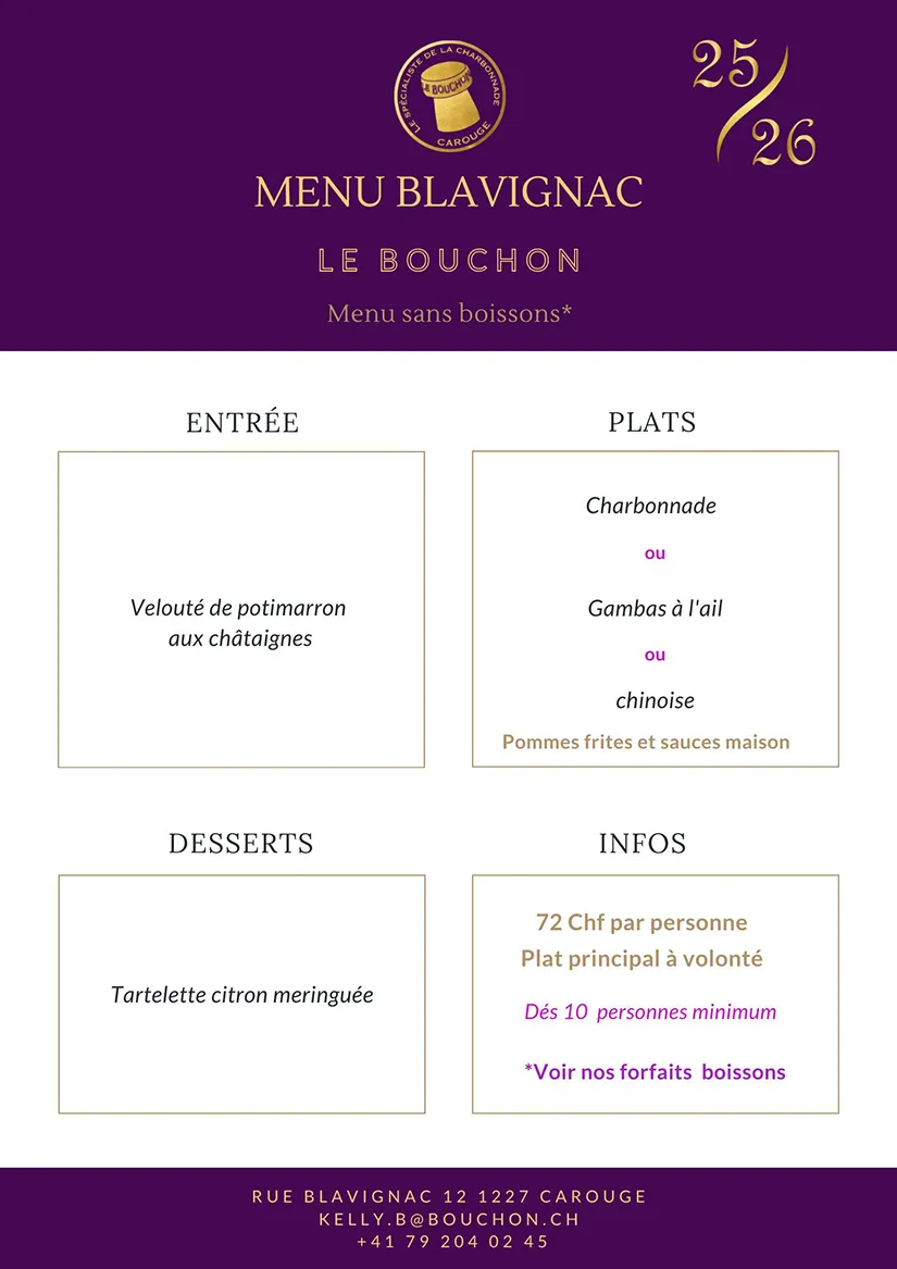 menu groupe blavignac